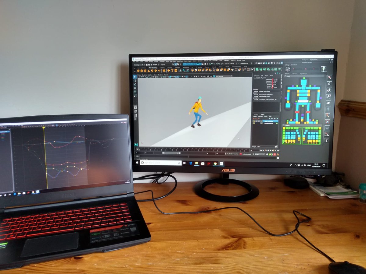 CwoodsAnimator's tweet photo. Massive thanks to @velocityws for this Asus 27" Monitor for winning the @GradsInGames #SFASX competition!

I'm gonna spend all day playing gam... errrr, I mean working hard on my uni project! https://t.co/sHdcJ8gLqP