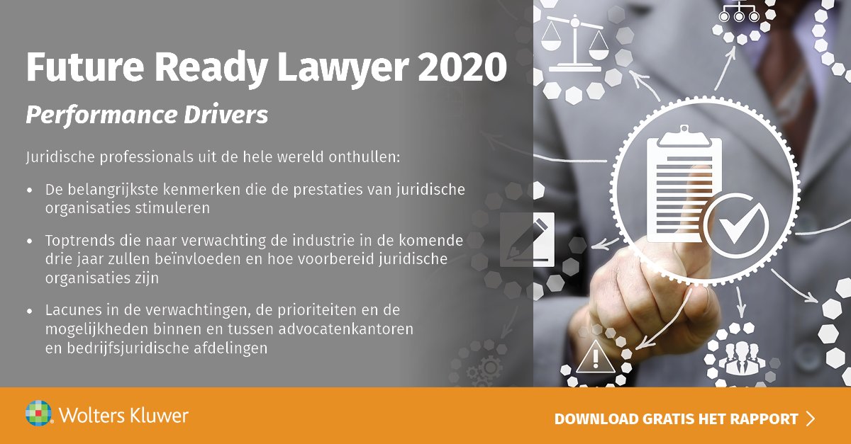 WoltersKluwerBE's tweet photo. In de 2020 editie van de #FutureReadyLawyerSurvey: Performance Drivers peilden we de weerbaarheid en veerkracht van de juridische sector. We verzamelden inzichten van 700 juristen uit de VS en Europa, én van 2 Belgische experten. Bekijk hier de resultaten: https://t.co/M2ijAY5bkk https://t.co/gNOIkP7AF4