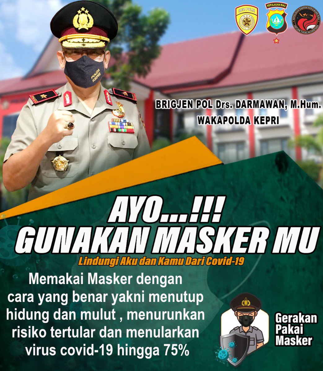 satgasnus_kepri's tweet photo. #SatgasNusantara #SatgasNusantaraKepri #PoldaKepri #Ramadhan2020 #PoldaKepriCegahCovid19 #PolriPromoter #PolriHumanis #Polri #PolriCegahCorona #CoronaVirus #Virus #Dirumahaja #LawanCovid19 #LawanCorona #CoronaIndonesia #YukPakaiMasker #TundaMudik #CerdasCovid19 #Kepri #Indonesia https://t.co/8uvO6nqmRq