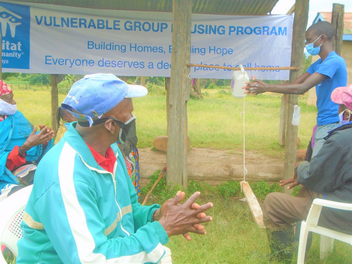 hfh_kenya's tweet photo. Habitat Kenya is working through Community Health Workers in Laikipia County to equip villagers with first-hand information about COVID-19 and how to mitigate the spread at the community level. We have so far reached 92 families. https://t.co/eGMInmqgNX
