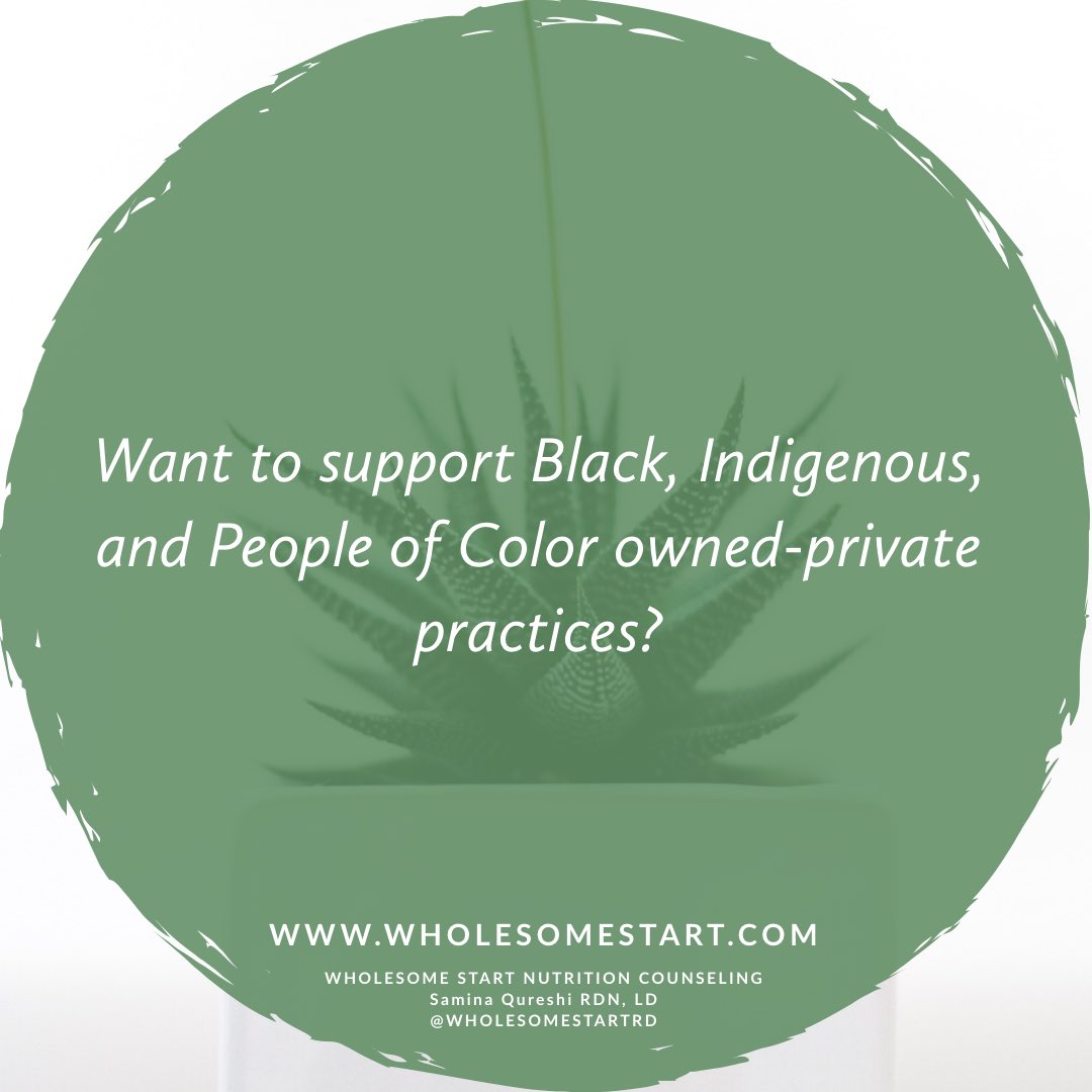 InclusiveIBS's tweet photo. Want to support BIPOC #dietitians? Send them a referral! Keep this directory of diverse dietitians on hand when you need to refer a client! https://t.co/kKBl0p37E4
#diversifydietetics @diversifyrdn #registereddietitian #rdchat #rdnchat #haesdietitian #weightinclusive https://t.co/xZoJ3wgZg5