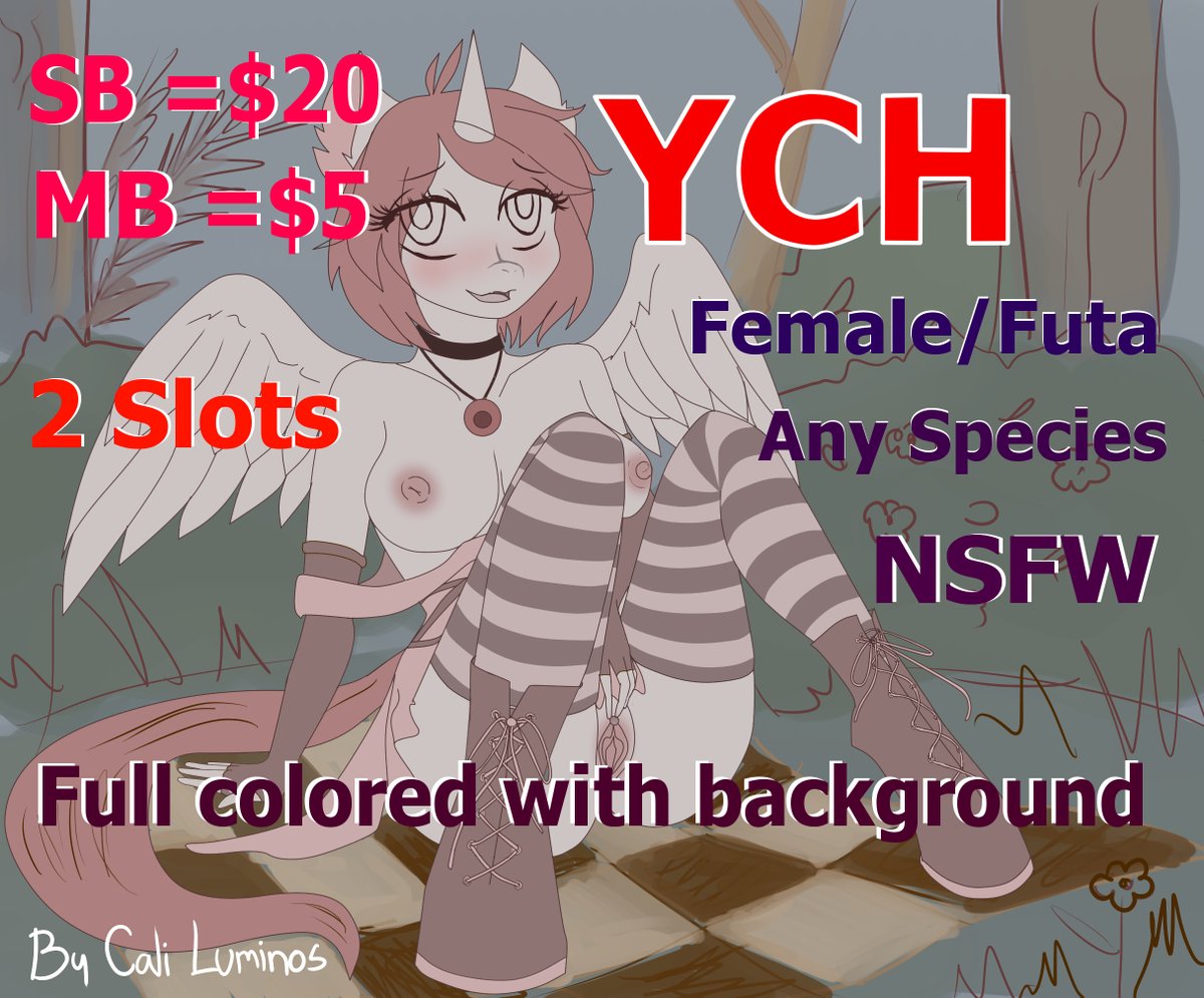 CaliLuminos's tweet photo. Segundo resultado de la ultima subasta de YCH que hice ♥ aun tengo disponinle otra subasta NSFW con Rarity 7v7 por si les interesa participar https://t.co/ig5hOSmHa7
#pony #ponyfandom #mlp #nsfwtwitter #ych #auction #subasta #ponyart #caliluminos #ychcomm https://t.co/01naJxkvsK