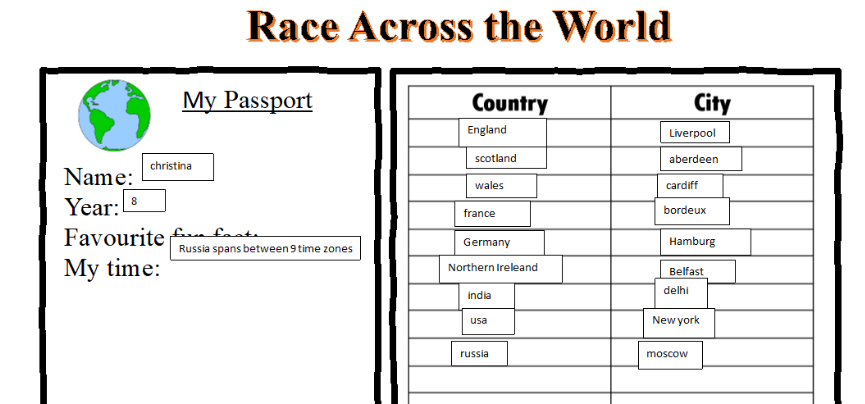 _MissFosterPE's tweet photo. Its been a great week in my PE lessons. Students had to create a passport of countries they visited, in each country was a set of exercises they needed to do to visit their choice of city! I have enjoyed looking through the passports! Great work @AldersleyHighSc https://t.co/ZJjEw1bpX0
