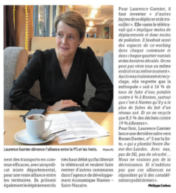 ailespourlouest's tweet photo. Ds @presseocean ce matin la candidate @LGarnier44 rapelle que Monsieur @RonanDantec "a plombé Notre-Dame-des-Landes"
Rappelons également en cette période électorale que le 26 juin 2016 les habitants locaux qui connaissent leur environnement avaient largement dit oui au transfert! https://t.co/HbTwTchyux
