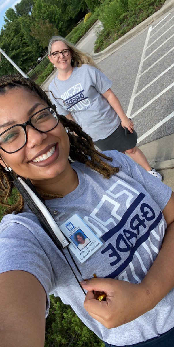 Gearing up for our 5th Grade Graduation Parade! 🦉💙💛 <a href="/AversboroESOwls/">Tiffany Stuart</a>