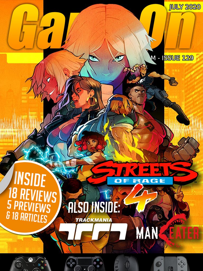 TheGameOnMag's tweet image. We're working on Issue 129 of the magazine and we'd like your help deciding which cover to go for! Shall we go with @Trackmania, #StreetsofRage4 or @maneatergame?  Let us know!