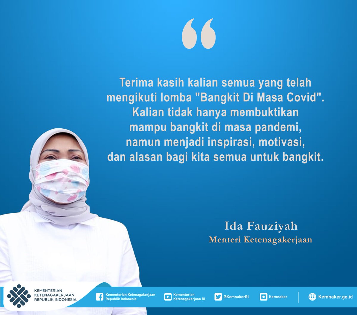 Kementerian Ketenagakerjaan On Twitter Bangkit Dari Kementerian Ketenagakerjaan On Twitter Bangkit Dari