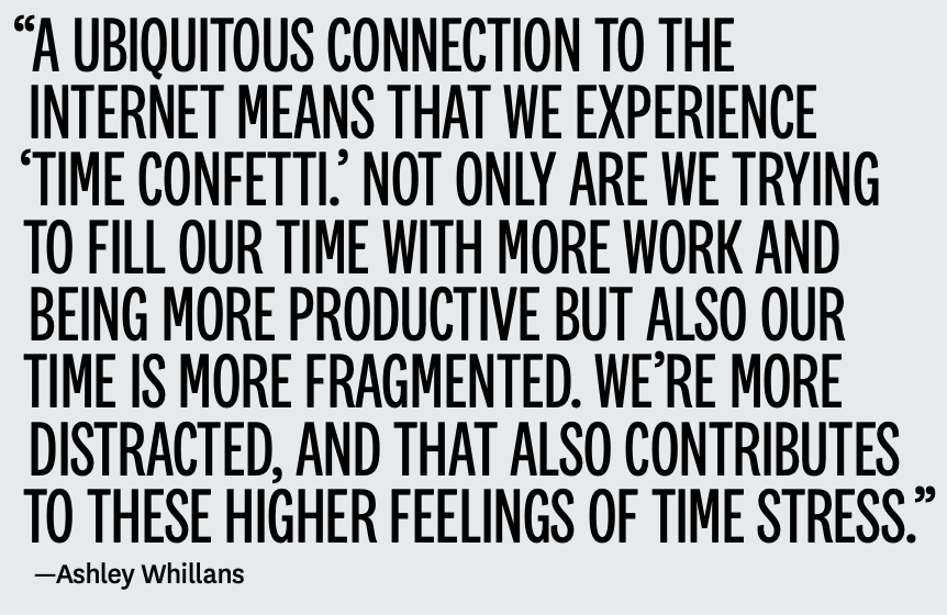 lawler_siobhan's tweet photo. @AcademicChatter @OpenAcademics
Time confetti (@BrigidSchulte)
-Heard of it?
-Do you actively practice #timeaffluence?
-What practical tips can you share to help support our #TwitterFamily?
Big thx to HBS professor, @ashleywhillans, for her dedication to this topic!
#phdchatter https://t.co/wzCynKVqZK