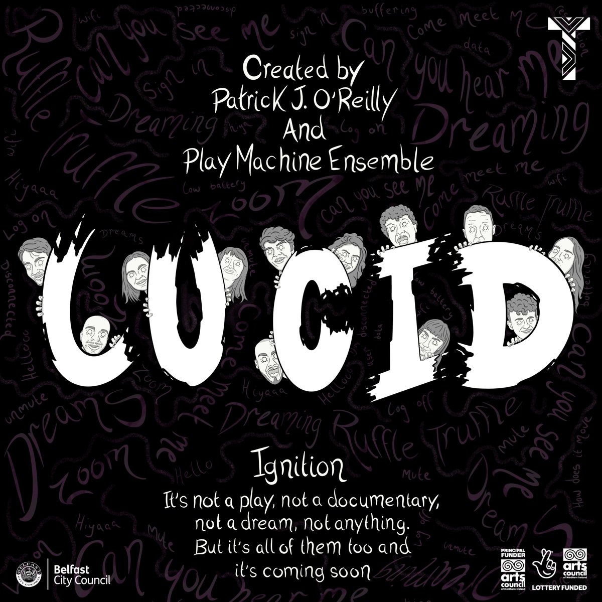 tinderboxNI's tweet photo. #Lucid Premiere: 7pm: 19th June
https://t.co/MhA899sdEL
Meet Mr. Ruffle & our #PlayMachine Ensemble as they attempt to meet each other in a dream
This ‘live showing of a pre-recorded thing’ will premiere this Fri & be available again 7pm Sat!
#ignition #wearelivinginadream https://t.co/vYjejVbTp8