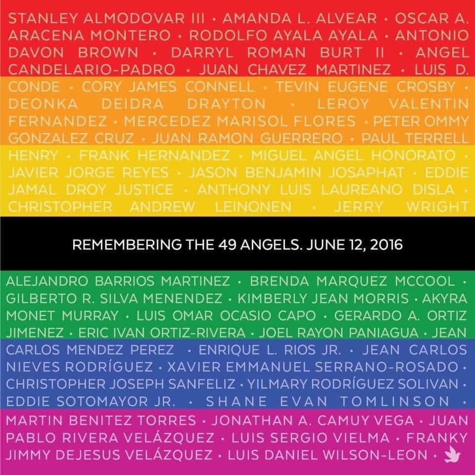 StephanLabelle's tweet image. Four years ago today, tragedy hit our city. We will never forget the lives lost on this day in 2016 at the Pulse Nightclub. Let it serve as a reminder to not let hate win. LOVE conquers All!
