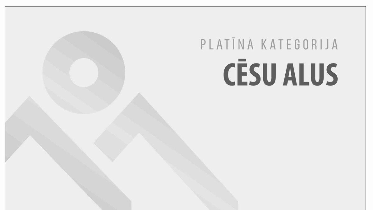 Ceturto gadu pēc kārtas Cēsu alus saņem Platīna kategorijas novērtējumu Ilgtspējas indeksā. Paldies par novērtējumu!
cesualus.lv/preses-relizes…