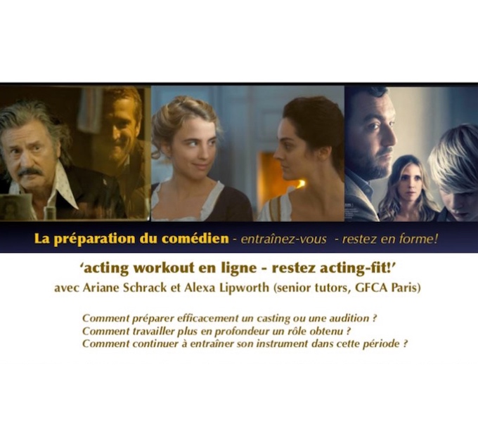 GFCA_Paris's tweet photo. Il reste deux places!

La préparation du comédien, entraînezvous, restez en forme!

Du 16 juin au 8 août, tous les lundis et mardis de 10h à 13h.

Cliquez ici pour plus d'informations et renseignez-vous!
https://t.co/EevIy2GpbP https://t.co/VEgwsTMzH9