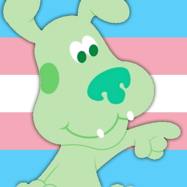 what is the green dog on blues clues