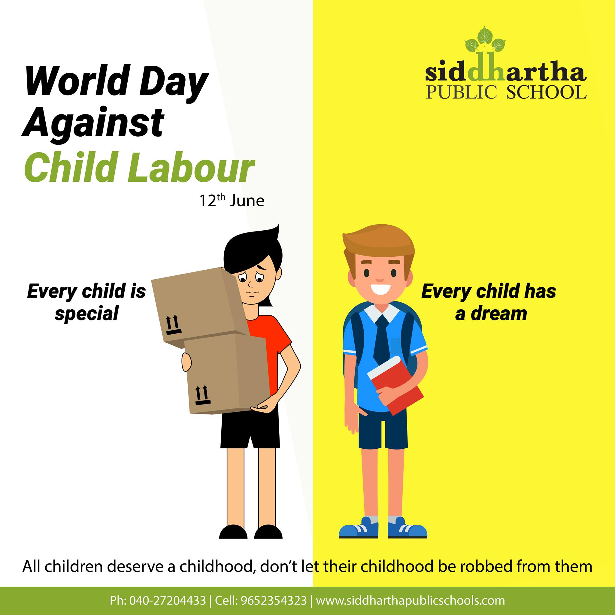 Siddhartha Public School World Day Against Child Labour 12th June All Children Deserve A Childhood Don T Let Their Childhood Be Robbed From Them Againstchildlabour Againstchildlabourday Childlabour T Co Bxrw3zrkot Twitter