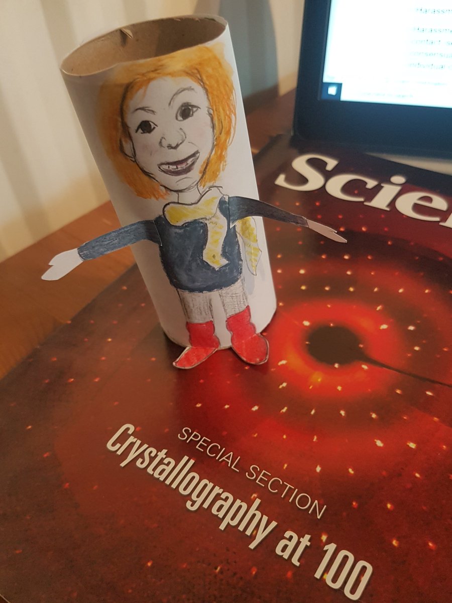 AlexProbert3's tweet image. Prof. Judith Howard CBE FRS now as a loo roll! #LOOminaries one of the founders of the @Durham_BSI royalsociety.org/people/judith-… made with love 😊