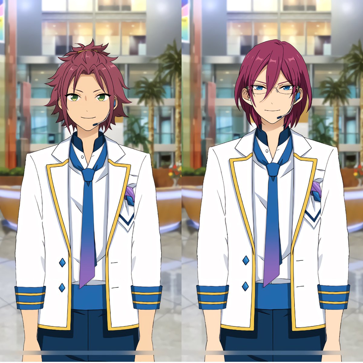 赤紫髪] 衣更真緒 169cm 七種茨 172cm 平均 170.5cm ※リクエスト