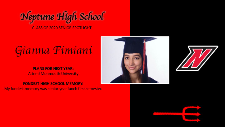 Spotlight on our Seniors.... #NJGrad2020