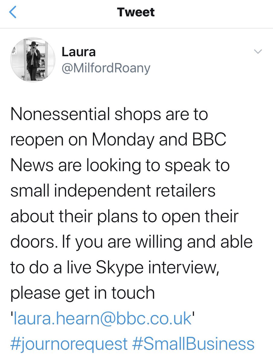 #Harrogate independent businesses opening on Monday, the <a href="/BBCNews/">BBC News (UK)</a> is looking to speak to you! #smallbusiness #Independents