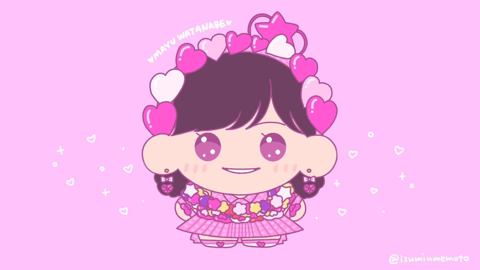 梅本和泉 渡辺麻友さんのイラストです 心のプラカードのまゆゆさんです 可愛いくて大好きです 渡辺麻友 さん まゆゆ さん T Co Ksjqjrbiat Twitter