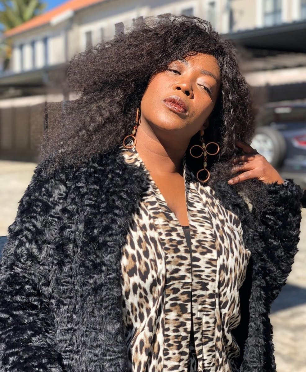 thulasindi's tweet photo. The one & only @ramichuene braving the cold in #ThulaSindi π±π loving the @mariamccloy earings by the way π https://t.co/zA7HJWepWt