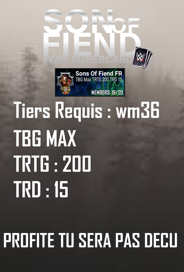 WweSupercard - Recrutement tweet media