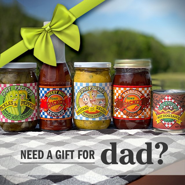 tonypackos's tweet photo. Help dad celebrate with hearty snackables and sweet treats from Packo’s! He might even share with you since you’re now his favorite kid. Order his favorites from our online store. https://t.co/TF7iLcGRDz #fathersday #funfinds #yummy #sweethots https://t.co/kM2L1r4cjT