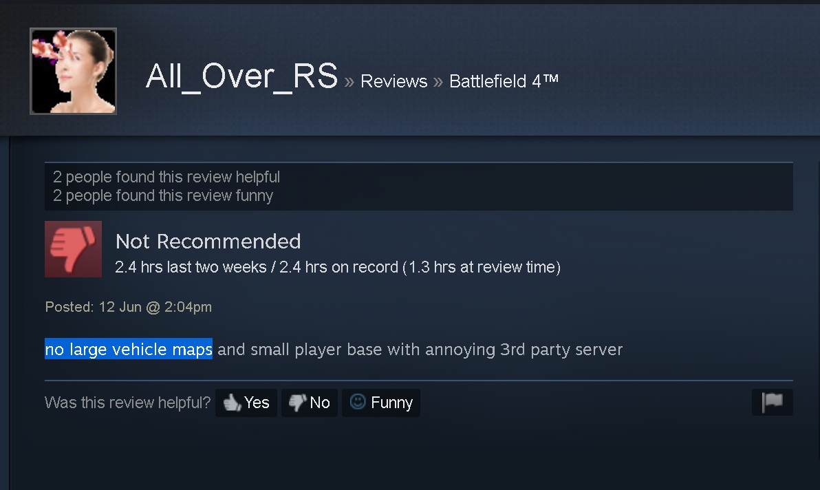 Dannyonpc What About Bf1 1 Heh 2 And The Negative Bf3 Reviews Are Reeee Battlelog Fuck I Miss Battlelog Dice S Own Ui S Suck T Co Lsbfltrdhf