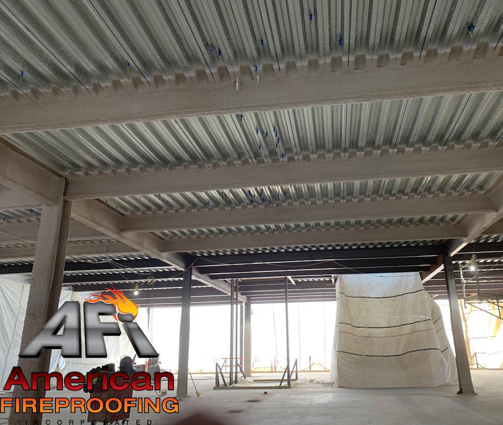 AFireproofing's tweet image. #FireproofFriday Snapshots from our Howard County Circuit Courthouse Project in Columbia, MD. AFI provided the #sprayappliedfireproofing scope using @Isolatek CAFCO300HS and CAFCO400.  #AppliedFireproofing #fireproofing #fireprotection #construction #constructionlife