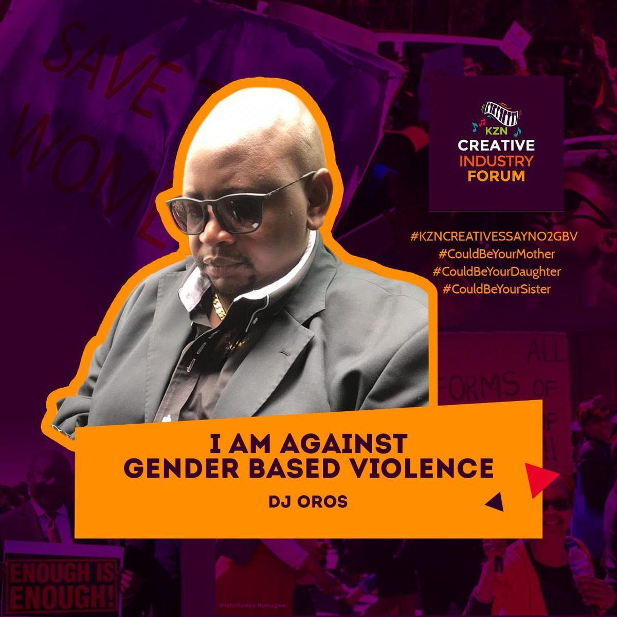 #KZNCREATIVESSAYNO2GBV  

#CouldBeYourMother

#CouldBeYourDaughter

#CouldBeYourSister