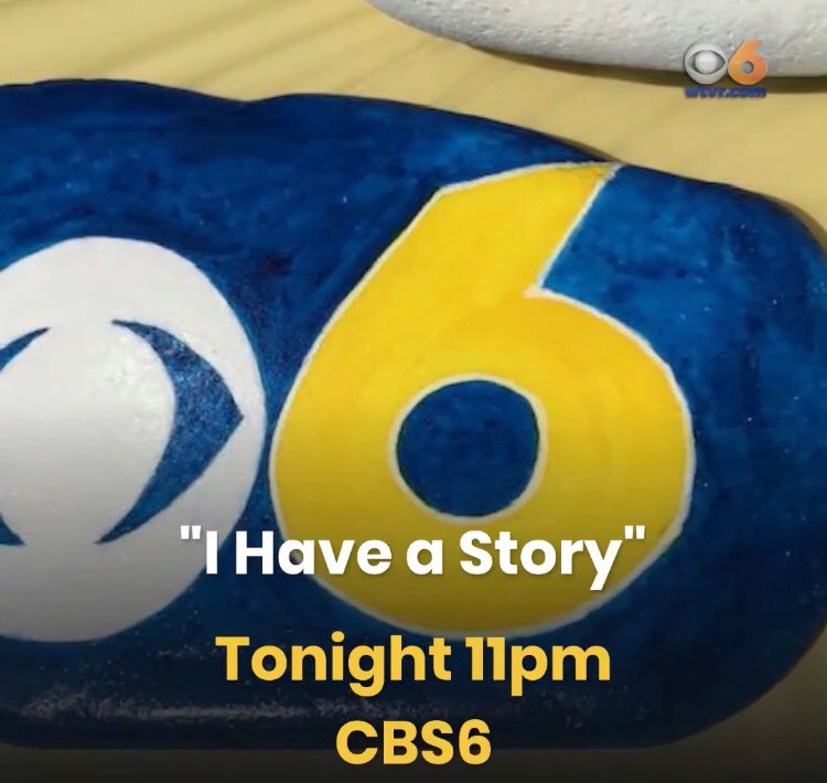 rvarocks804's tweet photo. “RVA Rocks...Quite literally! Artists are planting painted stones across Virginia and beyond. The colorful creations spread kindness and joy. Have you found one? "I Have a Story" 11pm WTVR CBS 6 News RVA Rocks! - VA Official Page”
•
@cbs6 @gregmcquadecbs6 #cbs6 #rvarocks https://t.co/0fhytCVrhH