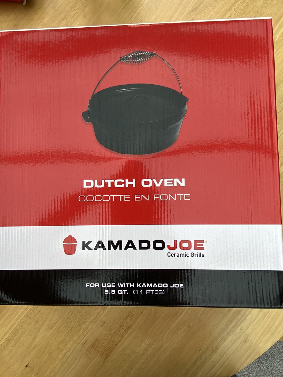 BestinBeef's tweet photo. Early Fatherโs Day presents, more Kamado Joe accessorises a Dutch Oven & a Rib Rack. Canโt wait to get them on my Joe #kamadojoeaccessories #kamadojoe #mantoy #lovemyjoe #bbq #smoker #cookingheaven #ribrack #dutchoven #fathersdaygifts #luckydad https://t.co/X03SMaaEqi