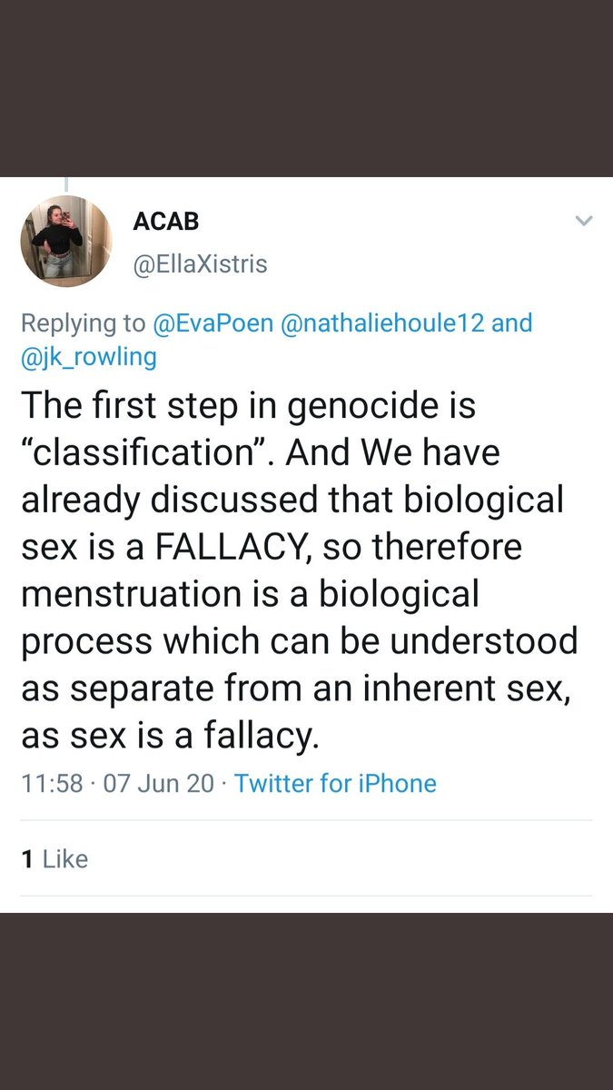  #nooneissayingsexdoesntexist Oh no wait, it& #39;s genocide.