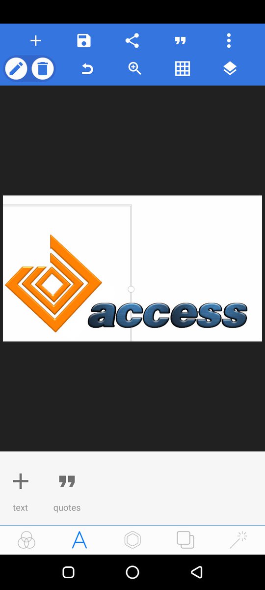 Phisambam01's tweet photo. And this Access Bank Logo was done using Smartphone and not PC.

The Logo was launched on 1st April, 2019 after two Banks were merged..

#ACCESS_BANK is the best in AFRICA.

#SAMPHIL_DIGITAL_CONCEPT https://t.co/cTsxFicK1c