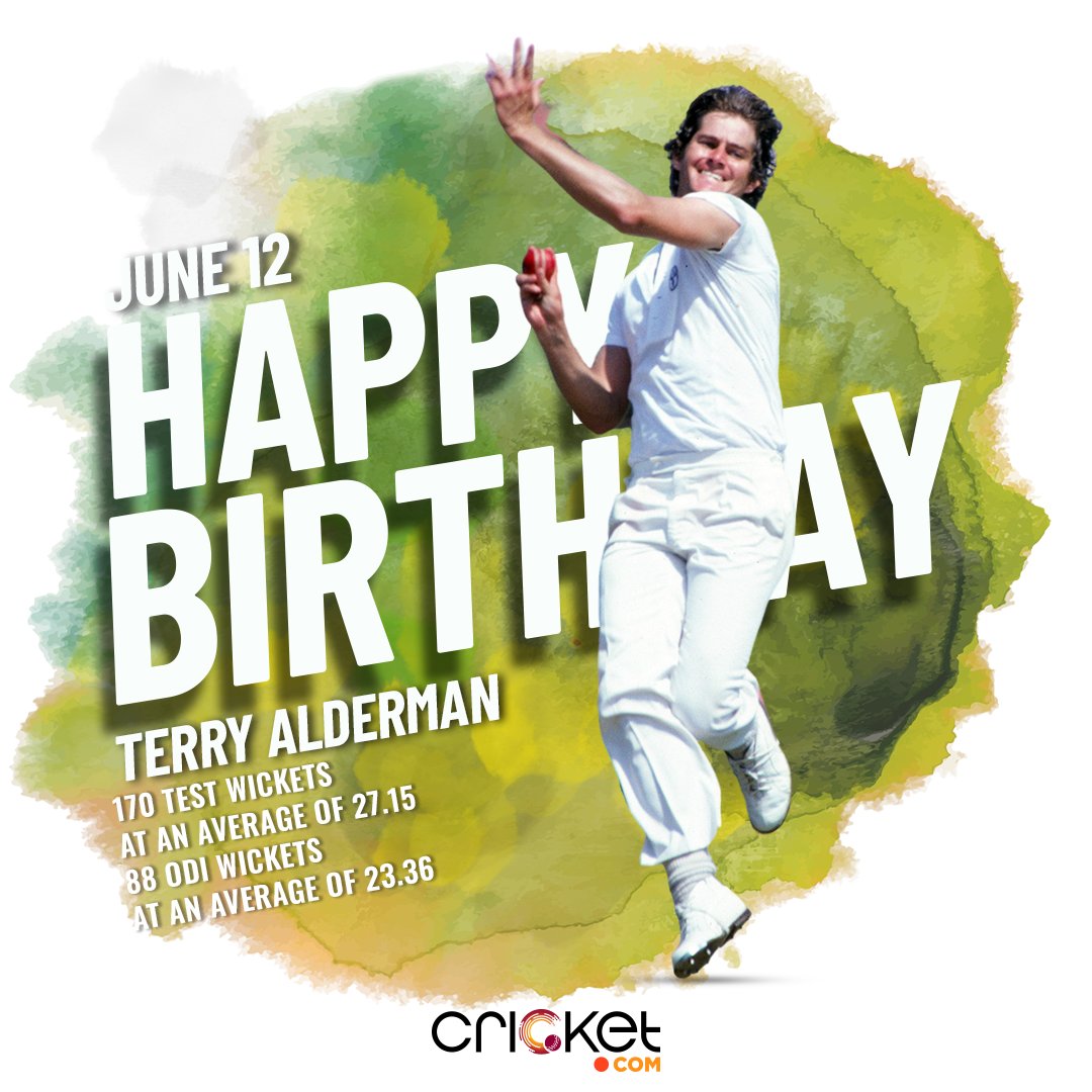 Happy Birthday Terry Alderman  The former Aussie pacer turns 64 today.  