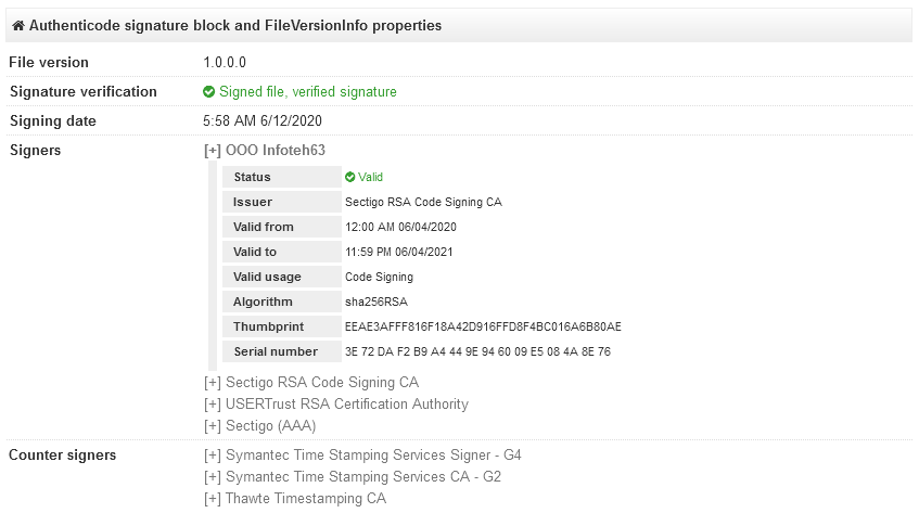 MalwareHunterTeam tweet media