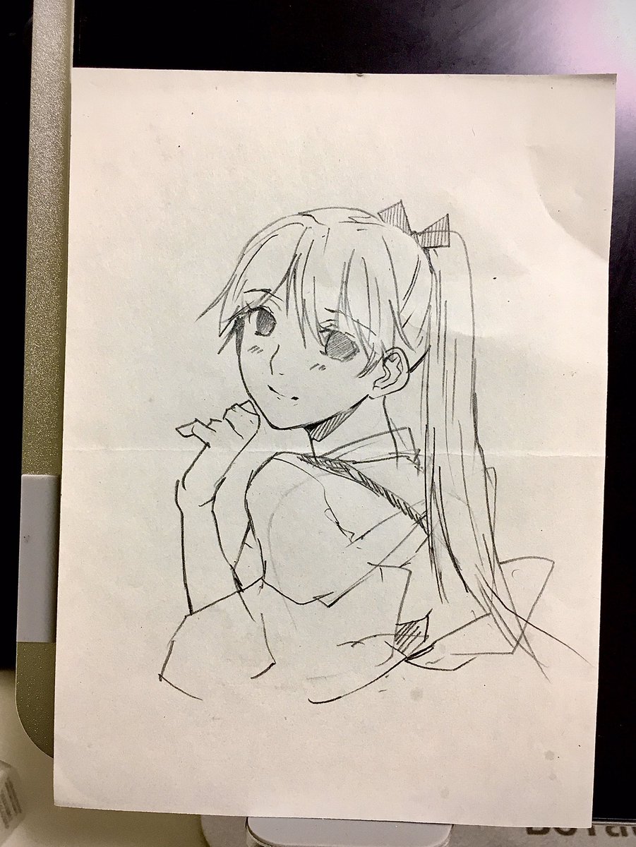 一発書き鳳翔さん。 