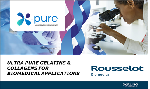 Rousselot_CBG's tweet photo. DO YOU NEED MAXIMUM FUNCTIONALITY WITH MINIMAL RISK? Upgrade to unprecedented levels of purity. Optimal research performance & patients’ safety with #XPure. Extensive documentation, full compliance, complete traceability #Cells, #3Dprinting, #biomedical applications @Rousselotbio https://t.co/9YK94HNmKa