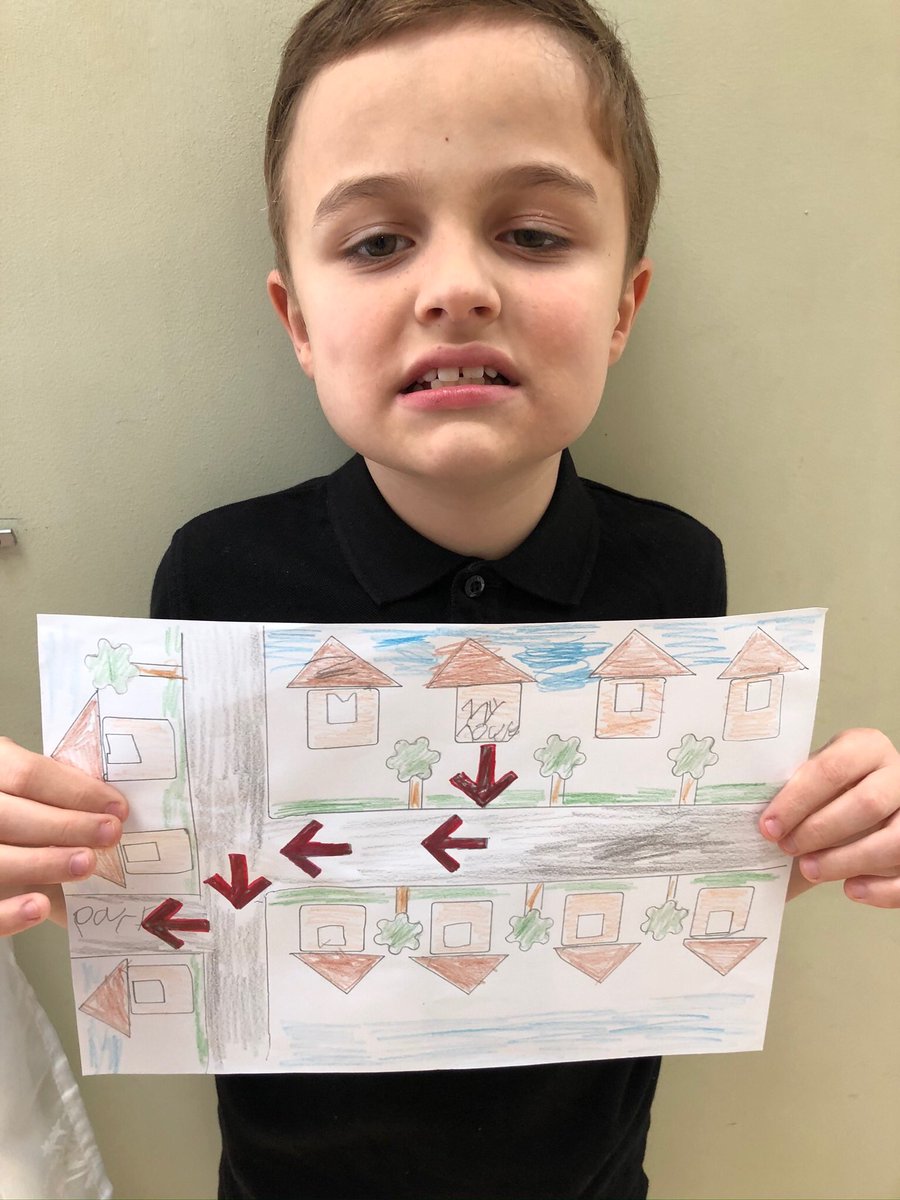 nickiksmith2's tweet photo. @RoyalPark_Y5_EP #missharoldmathchallenge Jakes map from his house to the park https://t.co/hBwCcDuLmT