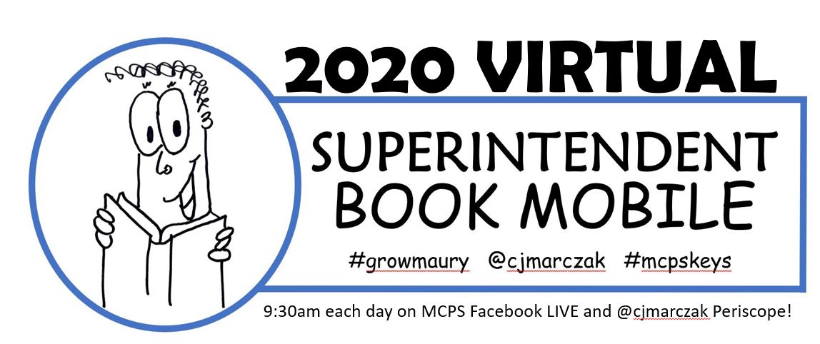 cjmarczak's tweet photo. EXCITED to be hosting today's @MauryCoSchools virtual #SuptBookMobile LIVE from the @BattleCreekElem library this morning! Tune in! #growmaury #mcpskeys https://t.co/gRTxoUGvht
