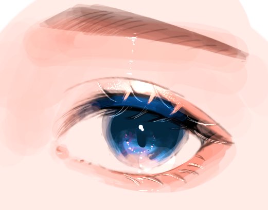 blue eyes white background eye focus simple background makeup 1girl eyeshadow  illustration images
