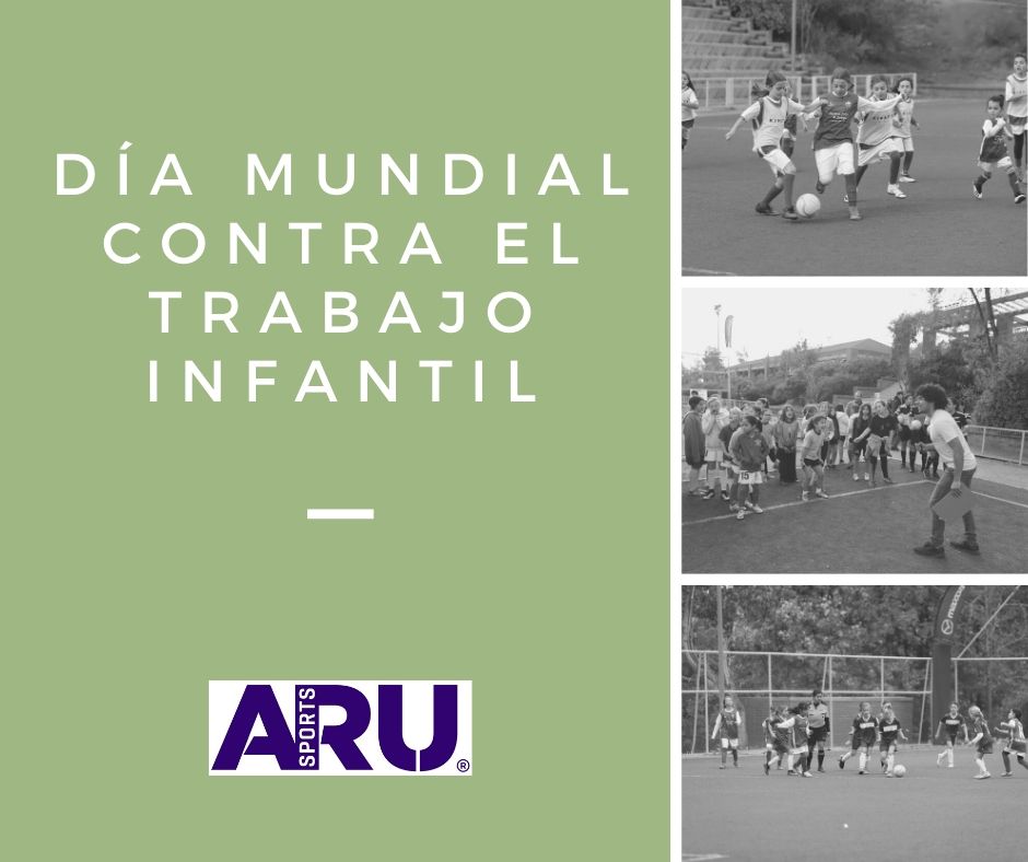 AruSports's tweet photo. ¿Sabías que en Chile, más de 200 mil niños trabajan? En ARU Sports fomentamos el juego y la actividad física en los niños y rechazamos absolutamente el trabajo infantil.

#DiaMundialContraElTrabajoInfantil https://t.co/bronz7KzEh