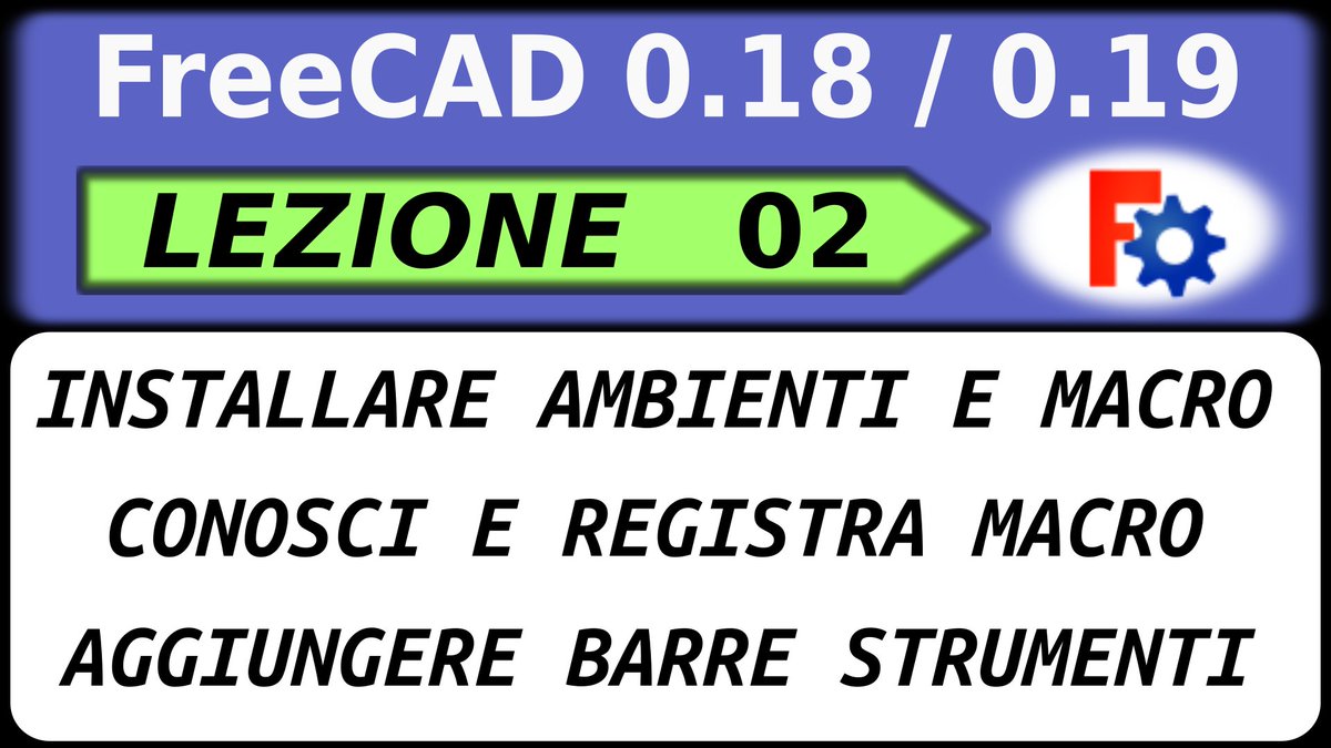 maurinoweb's tweet photo. Installiamo ambienti e macro con #FreeCAD 
https://t.co/09xYgGVuB9 https://t.co/27A1wcFWpr