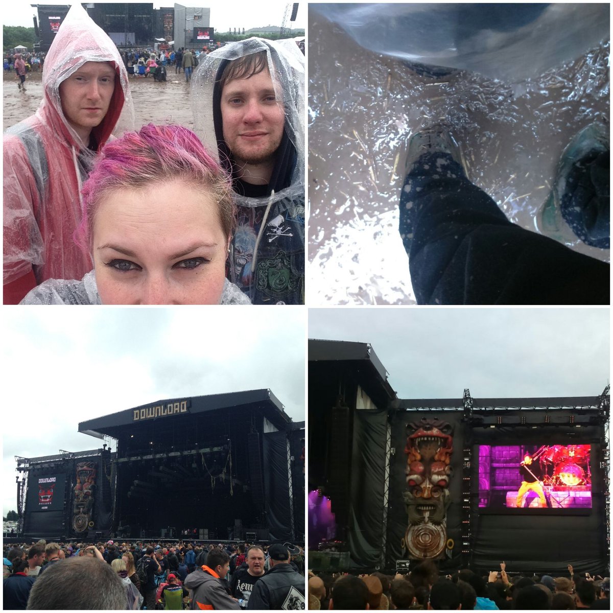 trenchwench91's tweet photo. @IronMaiden Me, @stevedunmore and @LKelleherWalton were! We got a great spot just behind the barrier and persevered through almost knee deep mud to enjoy a cracking set. #Drownload #DownpourFestival #MudBrothers #downloadfestival https://t.co/RCp67j8VaY