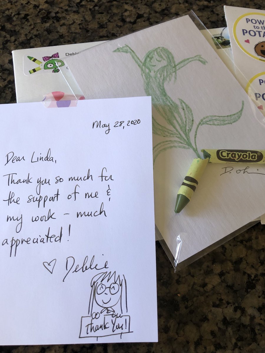 Look what arrived in the mail this morning! Thank you Debbie Ridpath Ohi ⁦<a href="/inkyelbows/">Debbie Ridpath Ohi</a>⁩ for your original artwork! So excited for your Aug. release of Gurple &amp; Preen #fangirling #iwilltreasurethis!