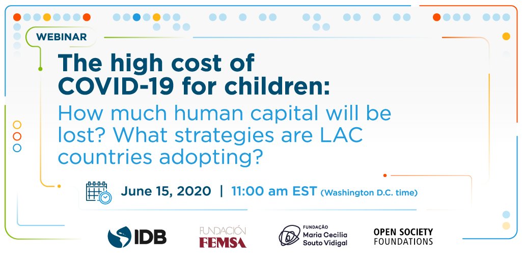 Join Susan Walker, Professor of Nutrition and Director of CAIHR, as she along with other experts discuss the cost of COVID-19 for children. Register for Webinar at zoom.us/webinar/regist…