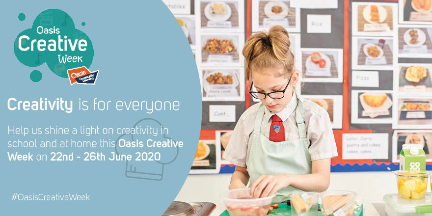 OasisAcademies's tweet image. Creativity is for everyone! Join us this Oasis Creative Week as we celebrate all forms of creativity together. #CreativeWeek #OasisCreativeWeek2020