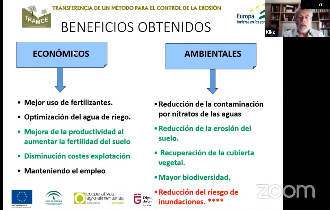 GTramce's tweet photo. Os dejamos las imágenes de la exposición de las conclusiones de nuestro proyecto de investigación durante la webinar organizada junto a la Asociación Internacional de Control de la Erosión y Sedimentos @IECAIBERO ��😀

@CoopsAgroGRA @paisajesdelsur @dipgra @CanalUGR #GOTramce https://t.co/Wx1lW4Q3He