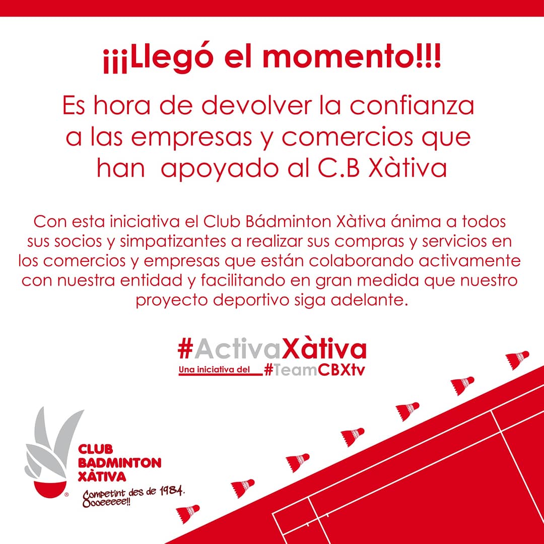 Bádminton Xàtiva tweet media