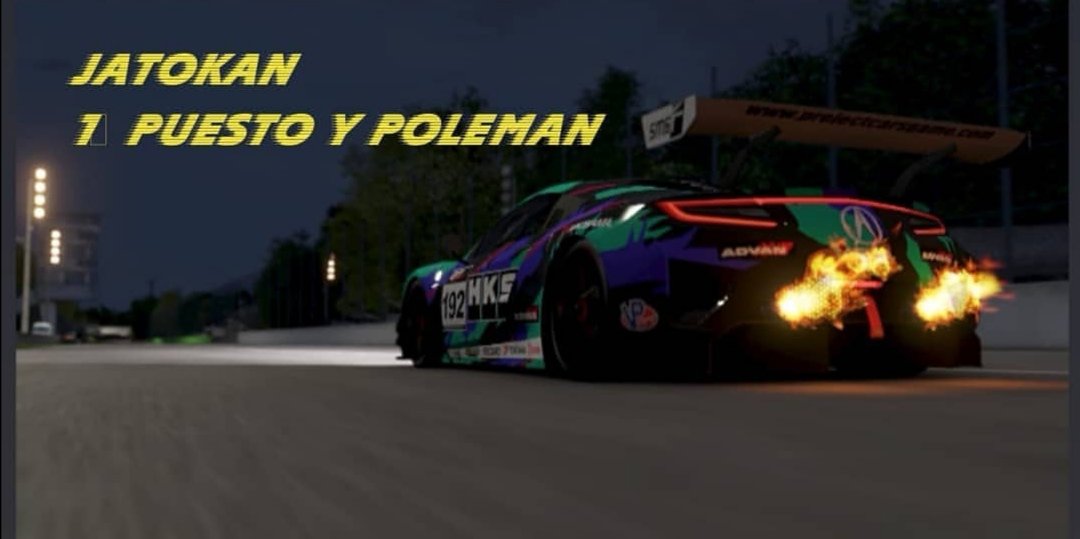 Y nos colocamos en lo más alto de la tabla para empezar el campeonato gt3 gracias a la pole y victoria de nuestro piloto jatokan y el 8° puesto de esteban tras una carrera accidentada para el. Nos vemos en Barcelona
#gospacerteam