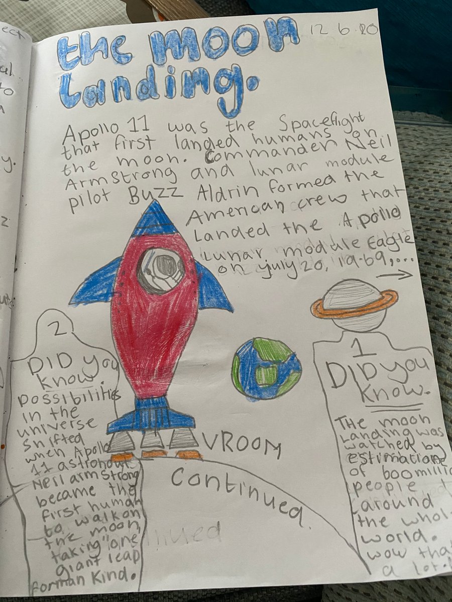 AlvertonCOR's tweet photo. 1969 was a very important year - the Apollo Moon Landing and year of my birth which I will agree does not merit a whole day's project! @alvertonschool https://t.co/uLI7Jwc4zc